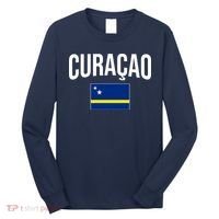 Curaçao Flag Of Curacao Long Sleeve Shirt thumb 0