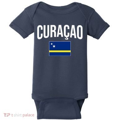 Curaçao Flag Of Curacao Baby Bodysuit