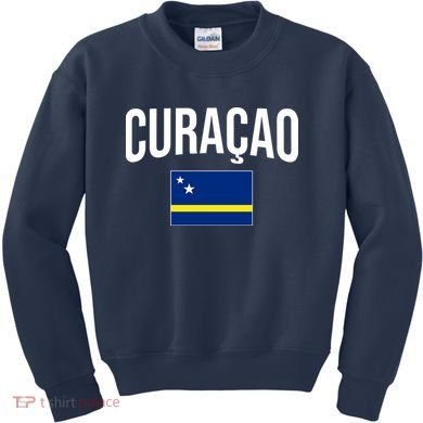 Curaçao Flag Of Curacao Kids Sweatshirt