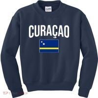 Curaçao Flag Of Curacao Kids Sweatshirt thumb 0