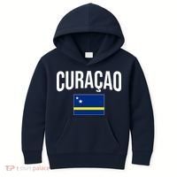 Curaçao Flag Of Curacao Kids Hoodie thumb 0