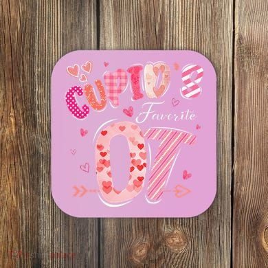 Cupid's Favorite OT Occupational Therapist Therapy Valentine Coaster