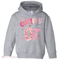 Cupid's Favorite OT Occupational Therapist Therapy Valentine Toddler Hoodie thumb 0