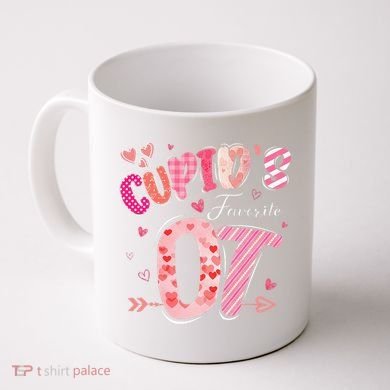 Cupid's Favorite OT Occupational Therapist Therapy Valentine Coffee Mug