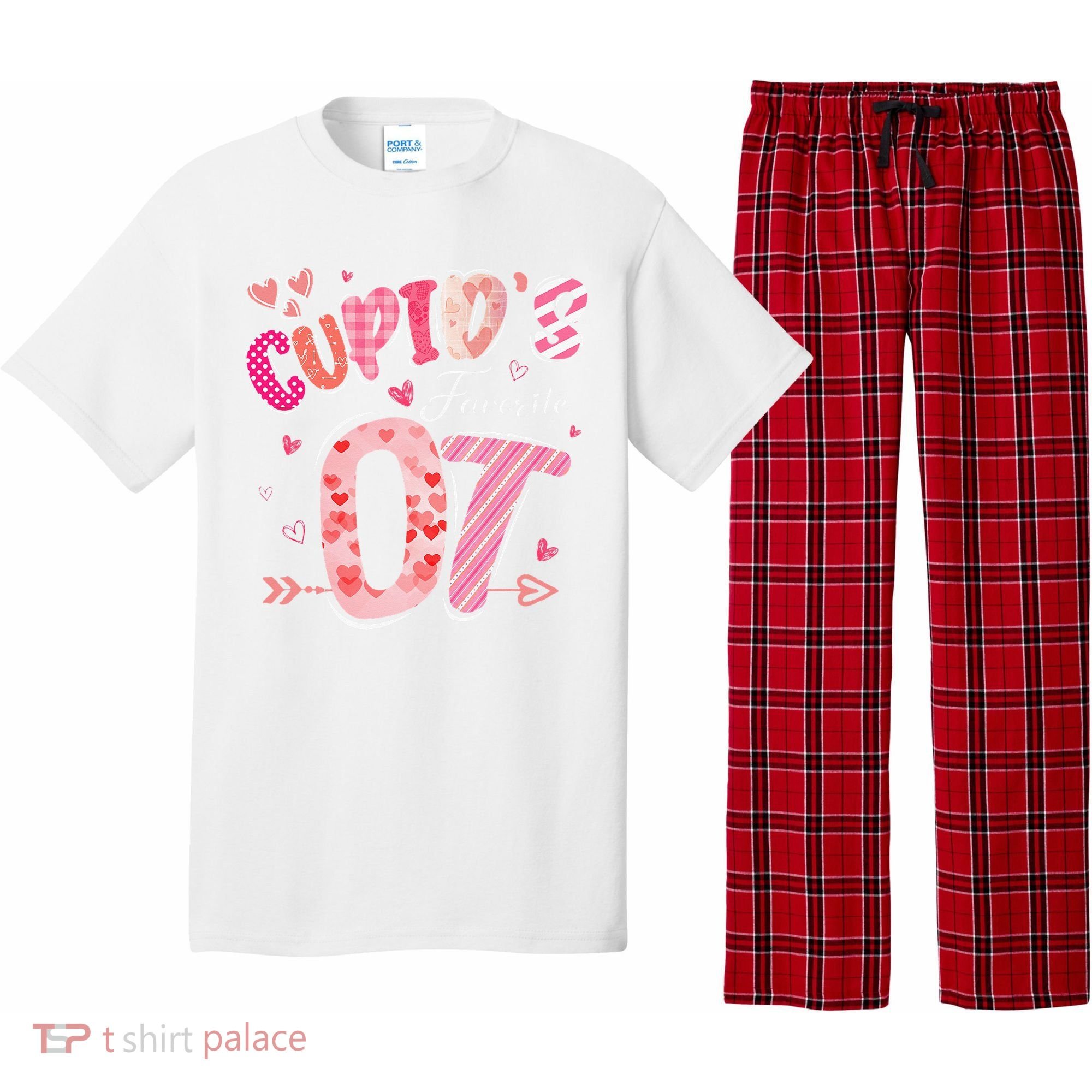Cupid's Favorite OT Occupational Therapist Therapy Valentine Pajama Set
