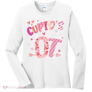 Cupid's Favorite OT Occupational Therapist Therapy Valentine Women's Long Sleeve Shirt