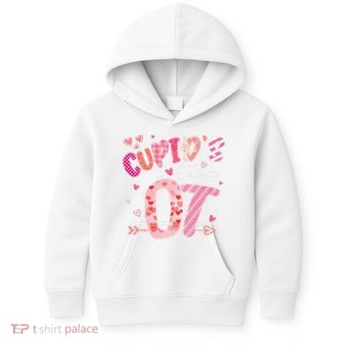 Cupid's Favorite OT Occupational Therapist Therapy Valentine Kids Hoodie