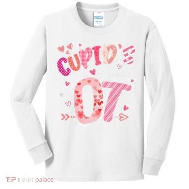 Cupid's Favorite OT Occupational Therapist Therapy Valentine Kids Long Sleeve Shirt
