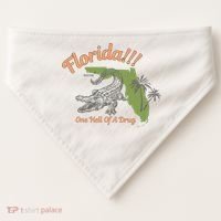 Crocodile Florida One Hell Of A Drug Ttpd USA-Made Doggie Bandana thumb 0