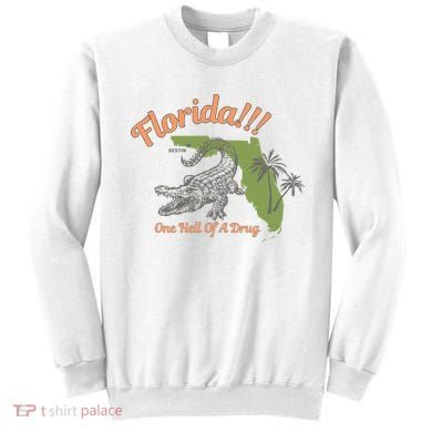 Crocodile Florida One Hell Of A Drug Ttpd Sweatshirt