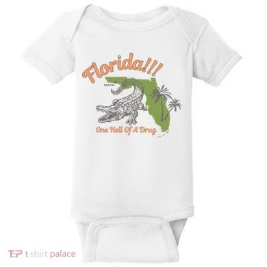 Crocodile Florida One Hell Of A Drug Ttpd Baby Bodysuit