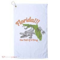 Crocodile Florida One Hell Of A Drug Ttpd Golf Towel thumb 0