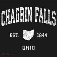 Chagrin Falls Ohio Oh Vintage Athletic T-Shirt thumb 7