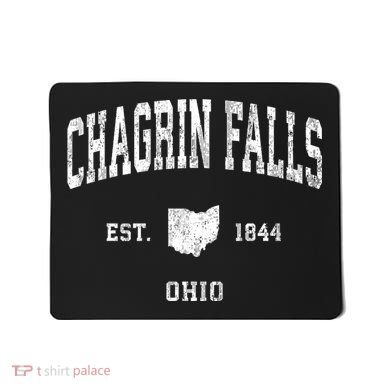 Chagrin Falls Ohio Oh Vintage Athletic Mousepad