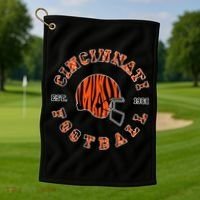 Cincinnati Football Ohio Golf Towel thumb 1