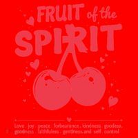 Cherry Fruit Of The Spirit Santa Hat thumb 1
