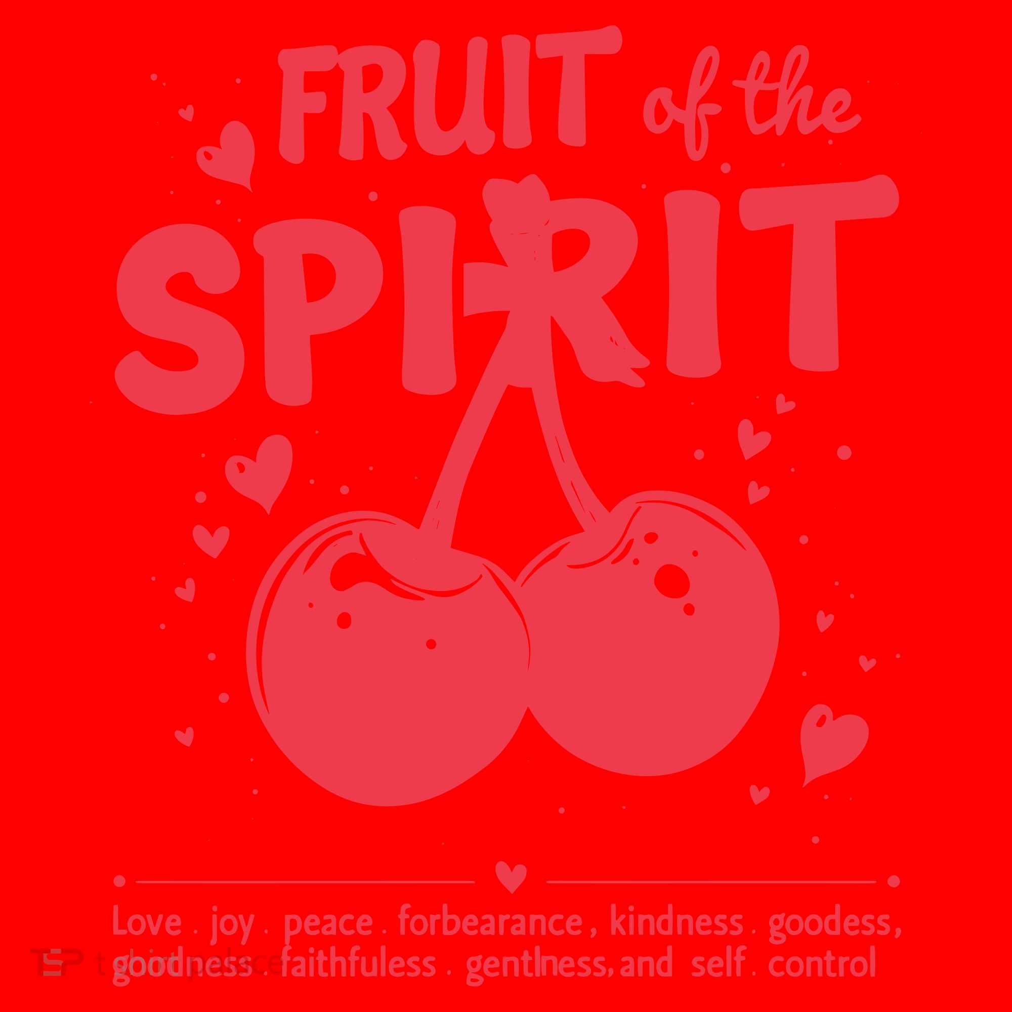 Cherry Fruit Of The Spirit Santa Hat