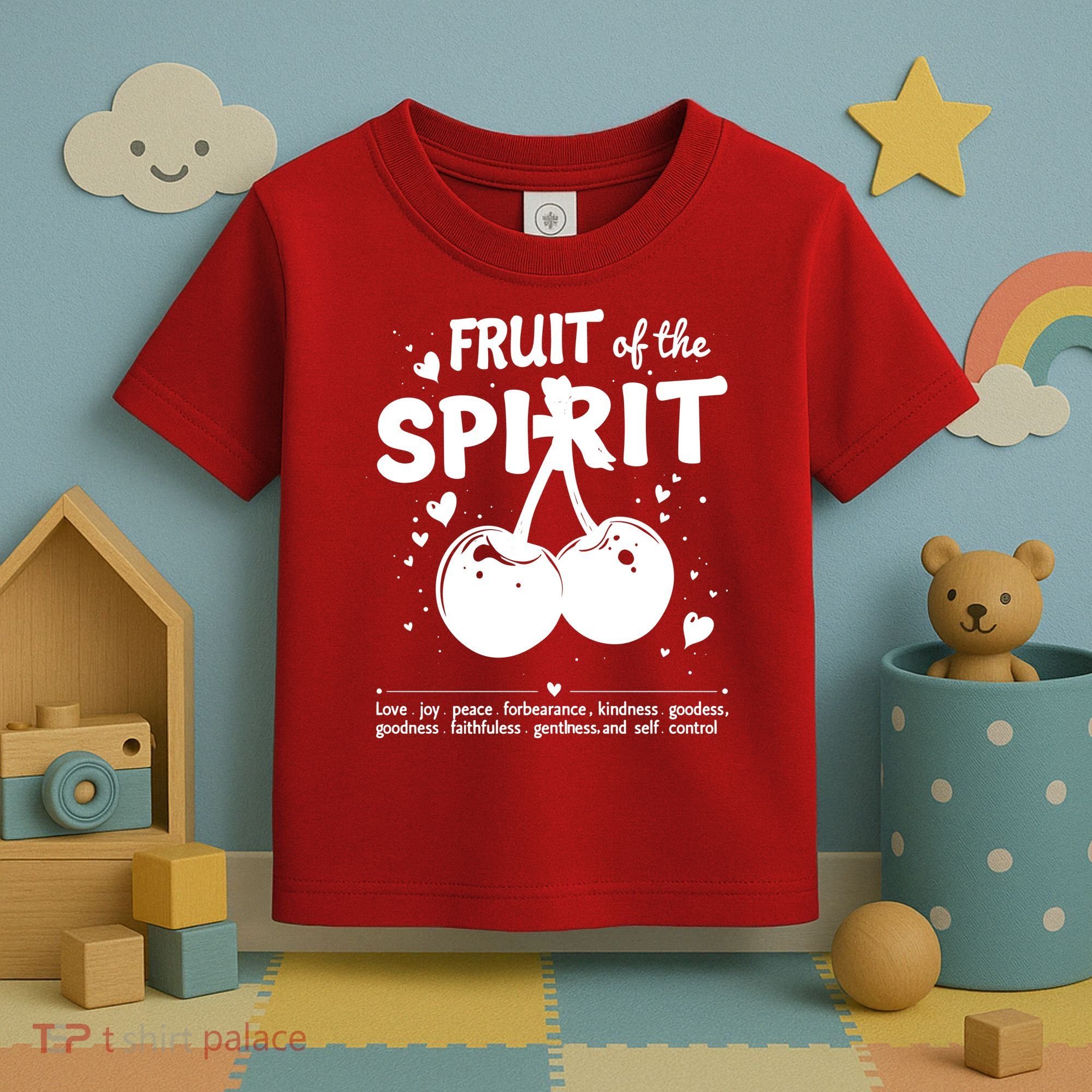 Cherry Fruit Of The Spirit Toddler T-Shirt