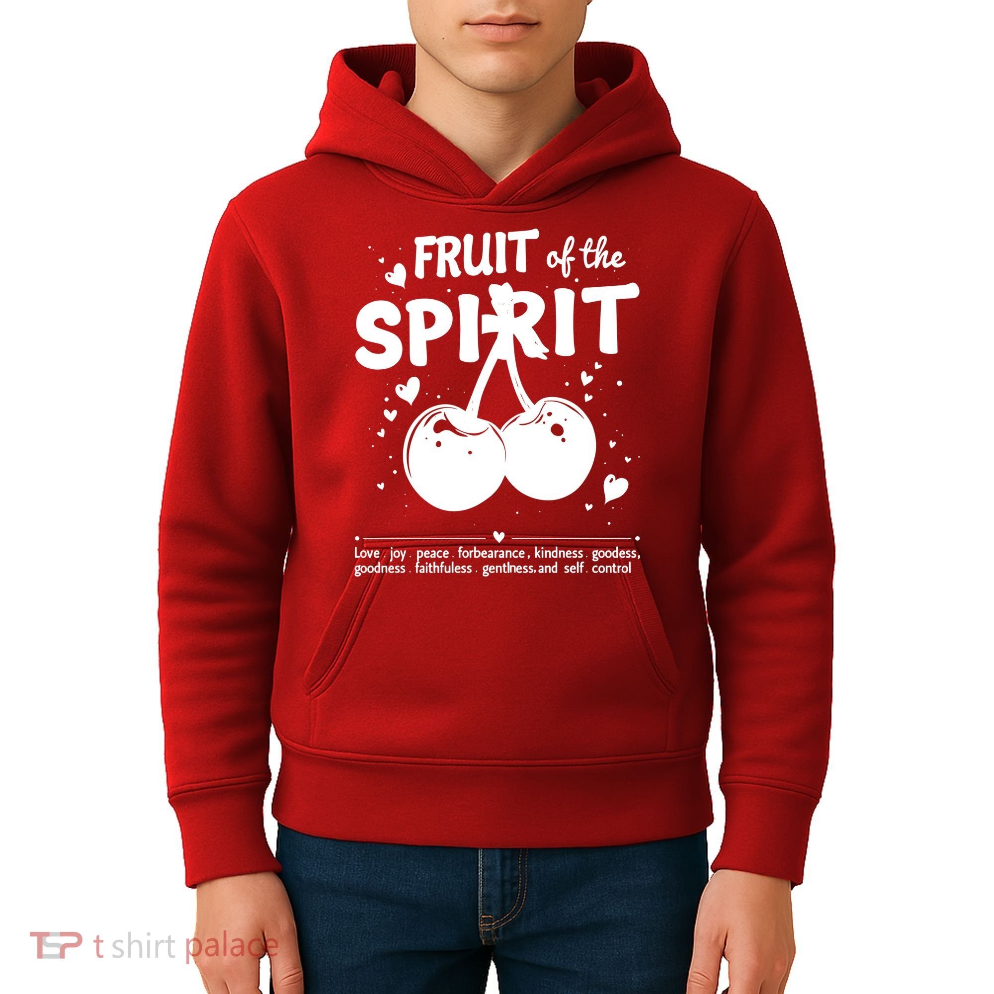 Cherry Fruit Of The Spirit Kids Hoodie