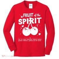 Cherry Fruit Of The Spirit Kids Long Sleeve Shirt thumb 0