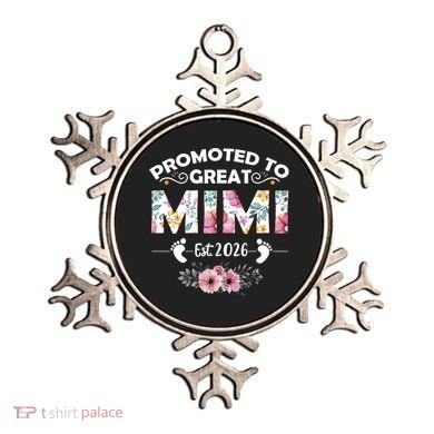 Cute Floral Promoted To Great Mimi Est 2026  Ornament