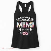 Cute Floral Promoted To Great Mimi Est 2026  Women's Tank Top thumb 0