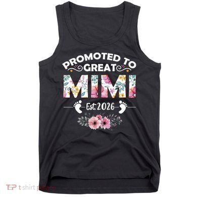 Cute Floral Promoted To Great Mimi Est 2026  Tank Top