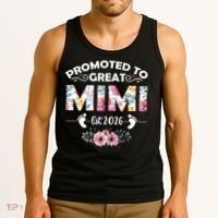 Cute Floral Promoted To Great Mimi Est 2026  Tank Top thumb 3