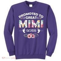 Cute Floral Promoted To Great Mimi Est 2026  Sweatshirt thumb 0