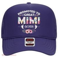 Cute Floral Promoted To Great Mimi Est 2026  Hat thumb 0