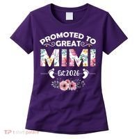 Cute Floral Promoted To Great Mimi Est 2026  Women's T-Shirt thumb 0