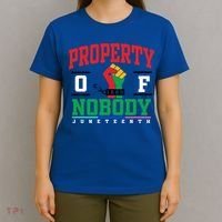 Classic Funny Property Of Nobody Freedom Melanin Junenth Gift T-Shirt thumb 4