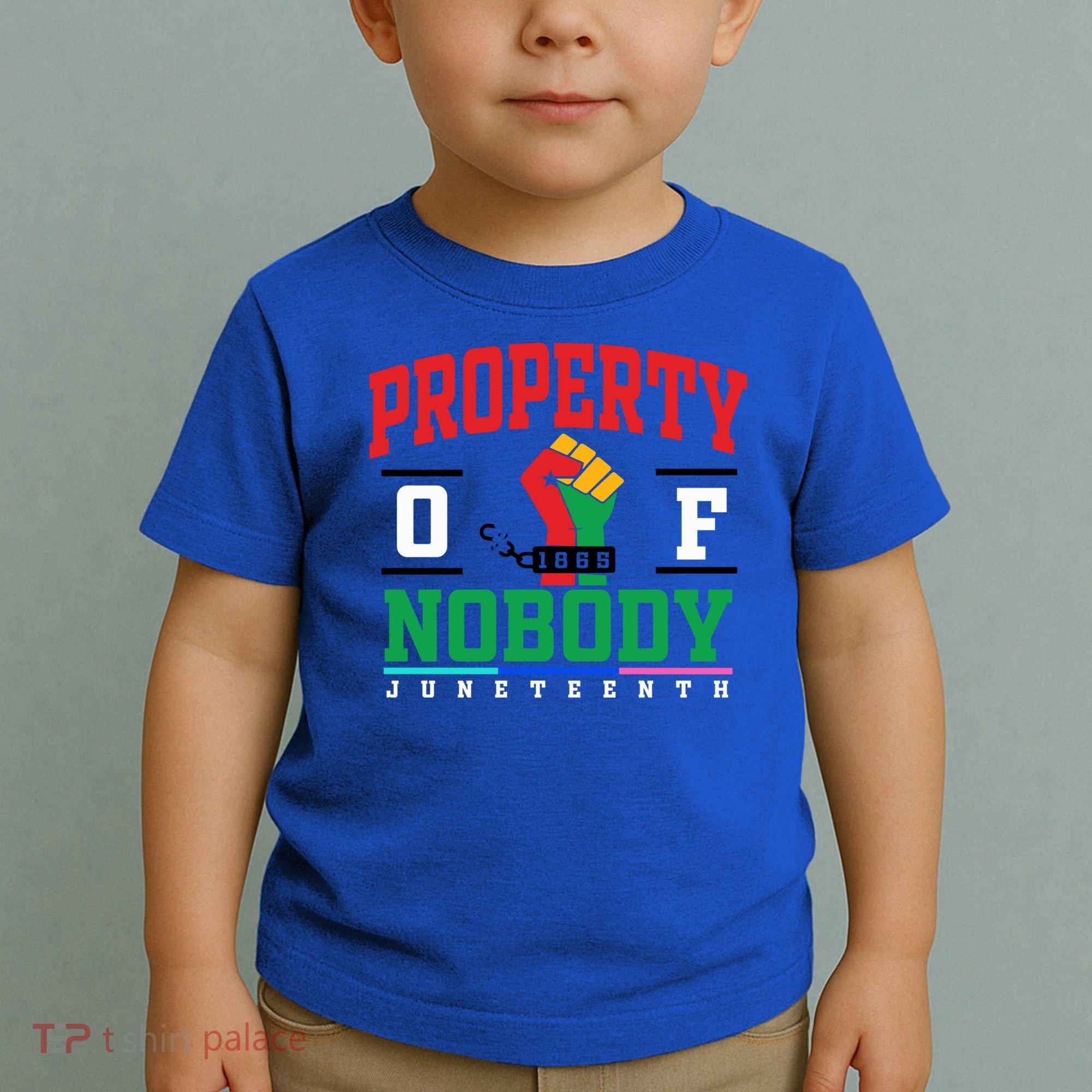Classic Funny Property Of Nobody Freedom Melanin Junenth Gift Toddler T-Shirt