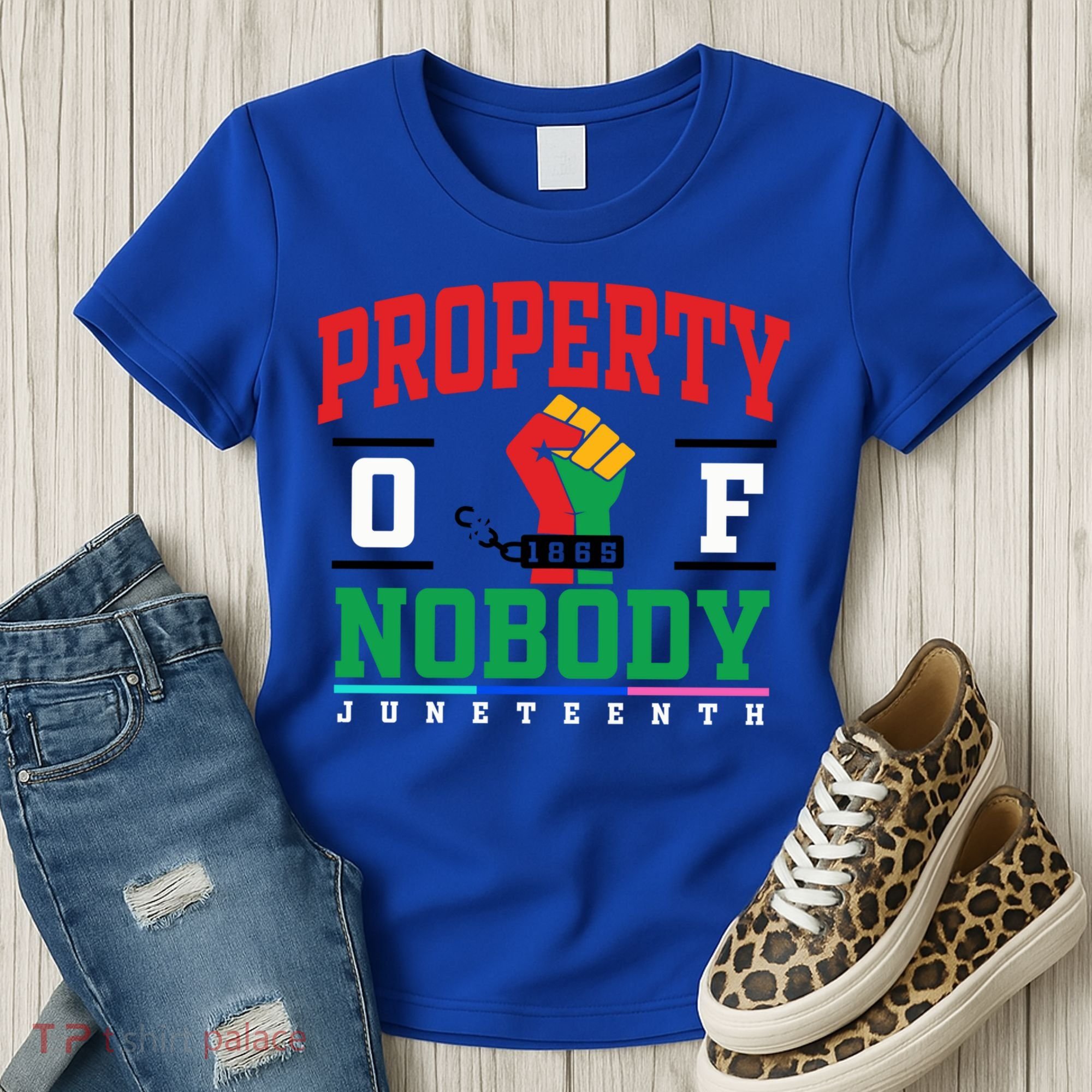 Classic Funny Property Of Nobody Freedom Melanin Junenth Gift Women's T-Shirt