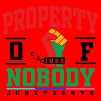 Classic Funny Property Of Nobody Freedom Melanin Junenth Gift Santa Hat thumb 1