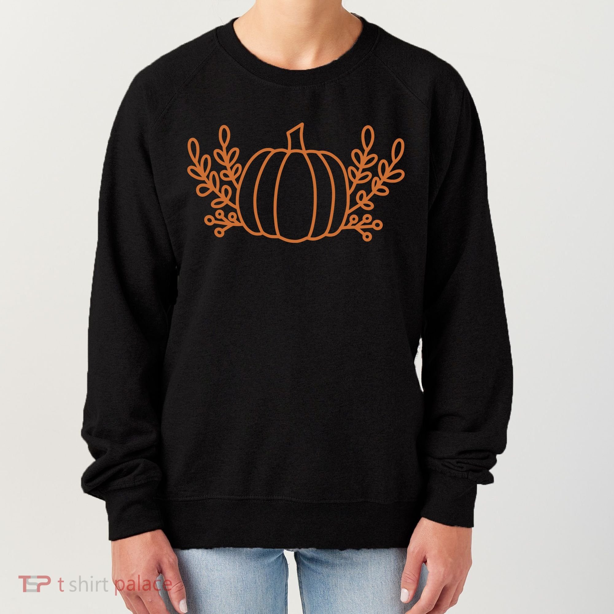 Cool Fancy Pumpkin Fall Women's Sweatshirt