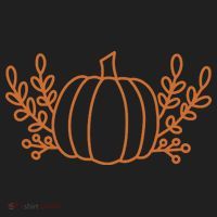 Cool Fancy Pumpkin Fall Women's Sweatshirt thumb 2