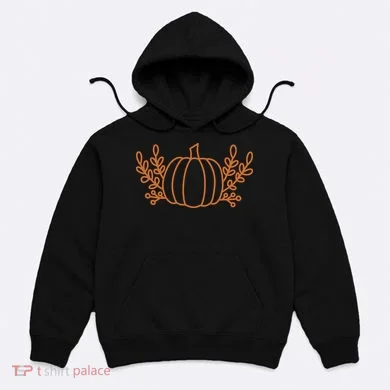 Cool Fancy Pumpkin Fall Hoodie