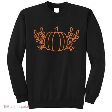 Cool Fancy Pumpkin Fall Sweatshirt