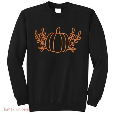 Cool Fancy Pumpkin Fall Sweatshirt