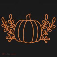 Cool Fancy Pumpkin Fall Pajama Set thumb 2