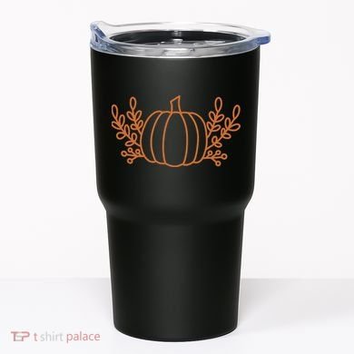 Cool Fancy Pumpkin Fall Tumbler