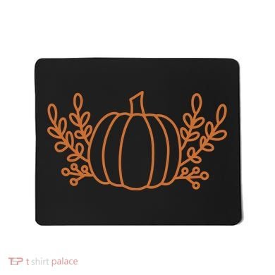 Cool Fancy Pumpkin Fall Mousepad