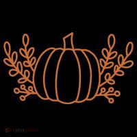 Cool Fancy Pumpkin Fall Kids T-Shirt thumb 4