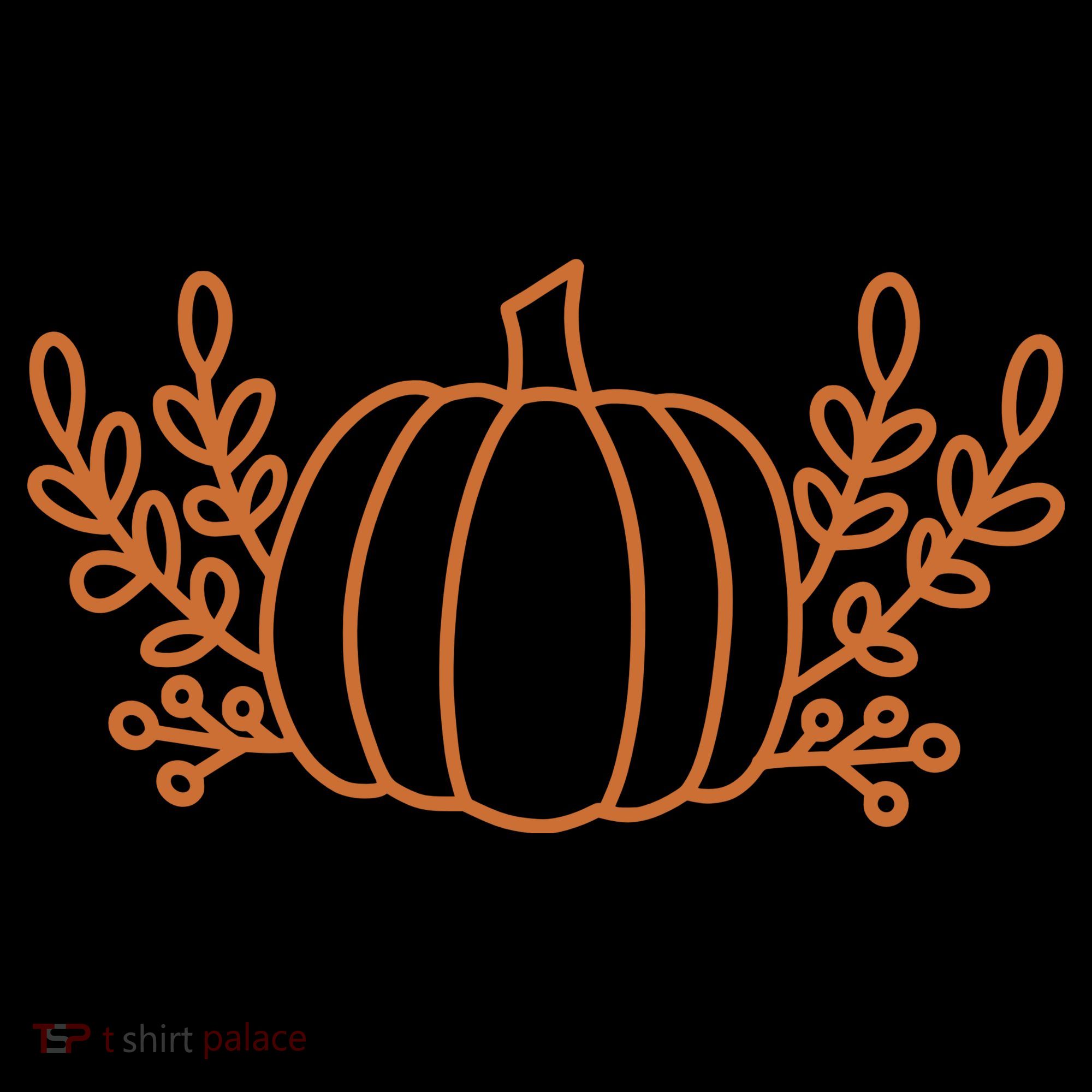Cool Fancy Pumpkin Fall Kids T-Shirt