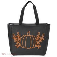 Cool Fancy Pumpkin Fall Tote Bag thumb 0