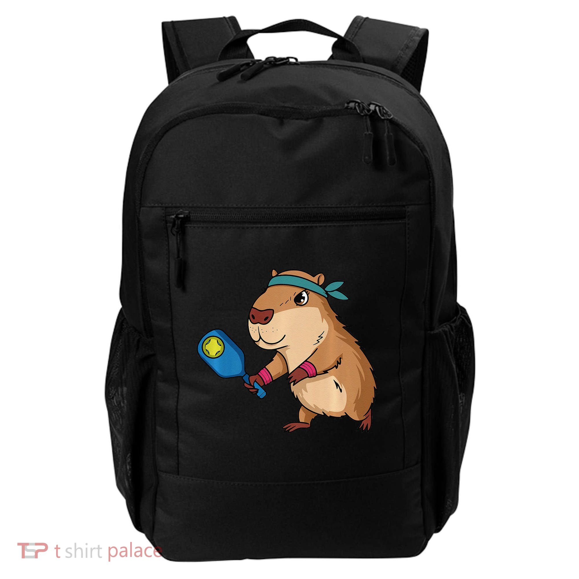 Capybara Funny Pickleball Capybara Pickle Ball Women Backpack