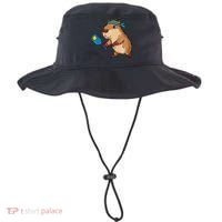 Capybara Funny Pickleball Capybara Pickle Ball Women Bucket Hat thumb 0