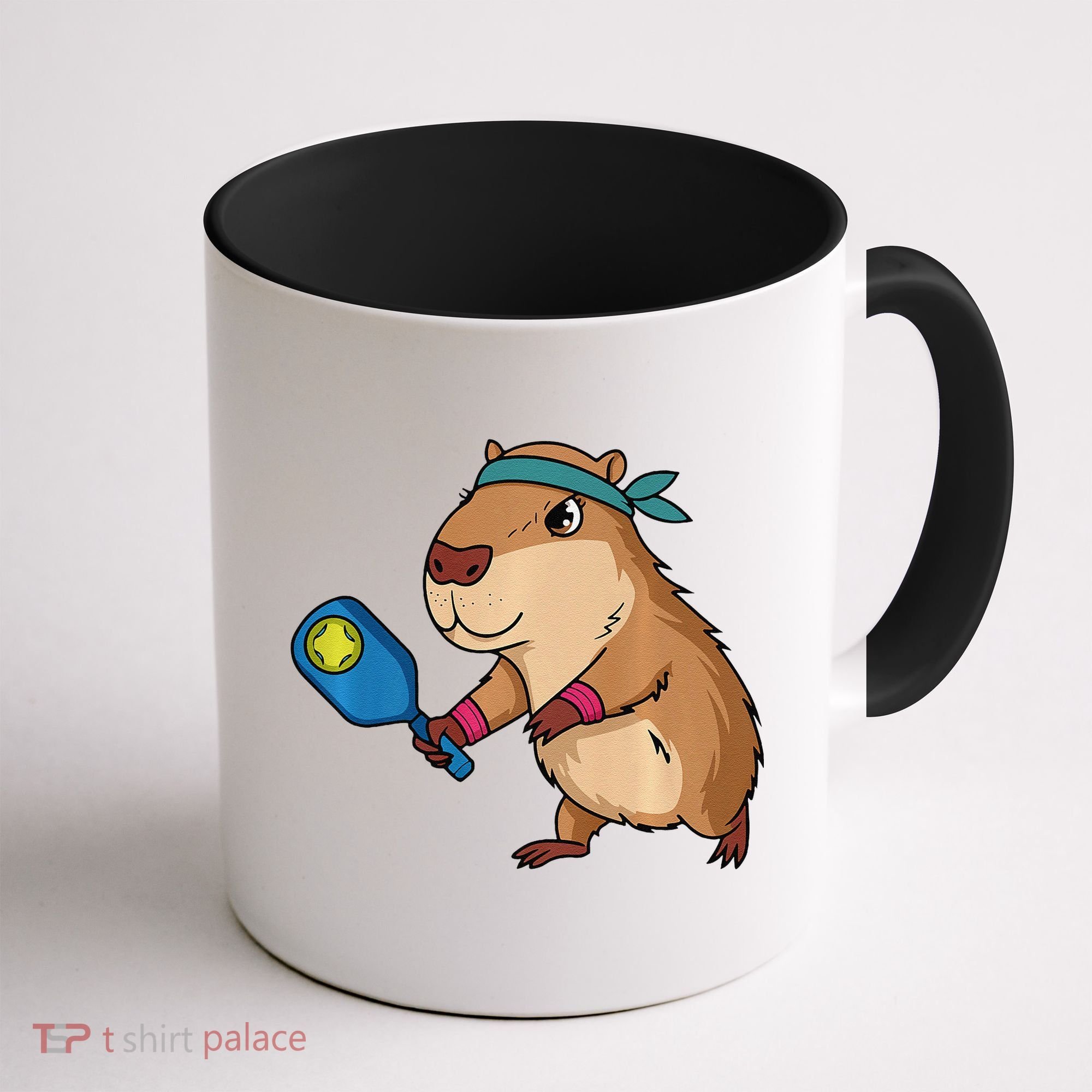 Capybara Funny Pickleball Capybara Pickle Ball Women Coffee Mug