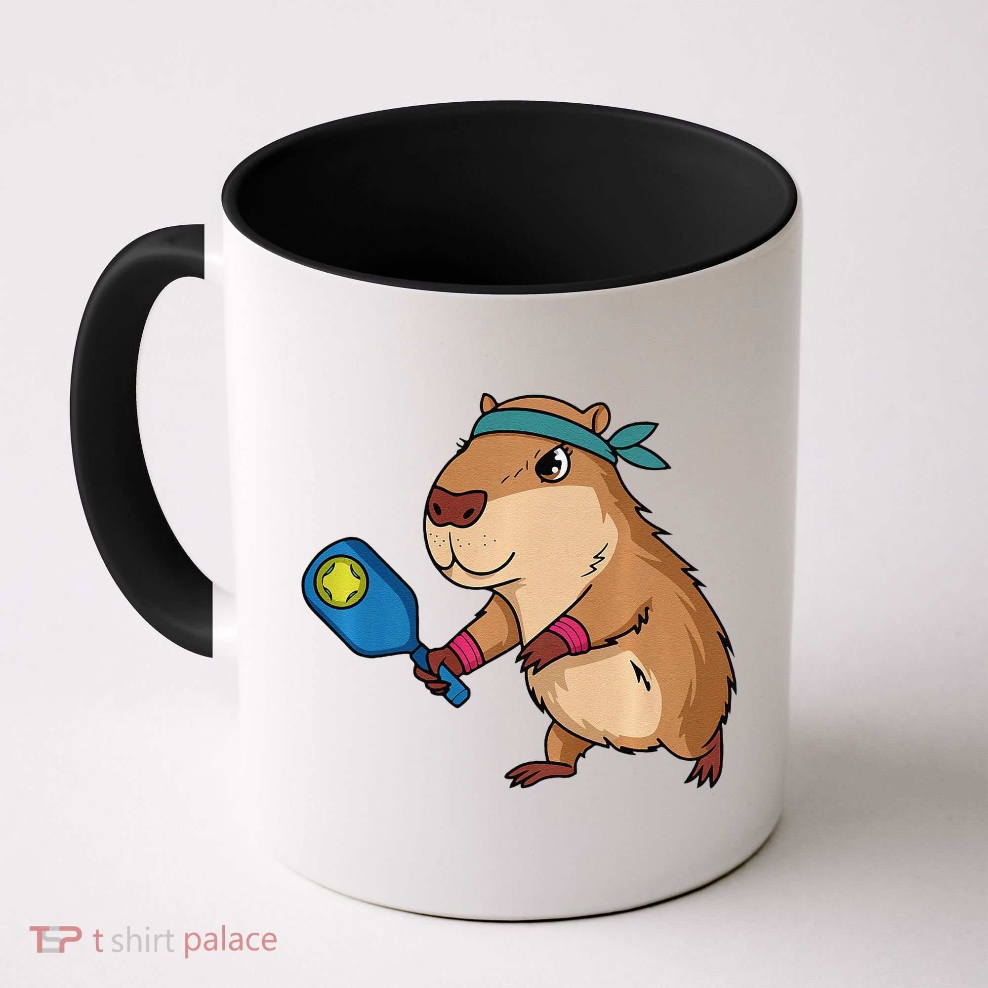 Capybara Funny Pickleball Capybara Pickle Ball Women Coffee Mug